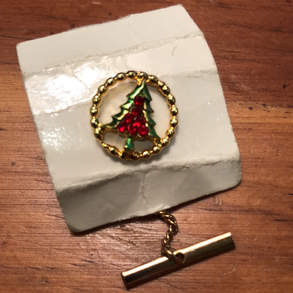 Christmas Tree Tie Tac
